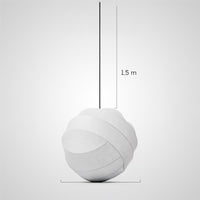 ZAKEUS Pendant by Lampadom - scale reference