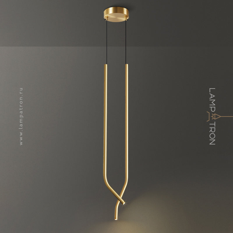 ZAKRIS DUO Cascade Light by Lampadom - scale reference