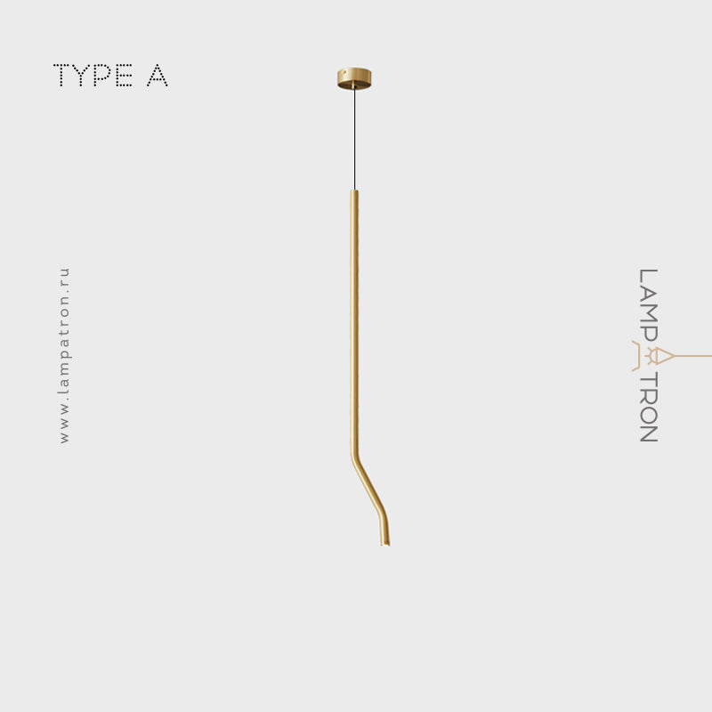 ZAKRIS Pendant by Lampadom - side view