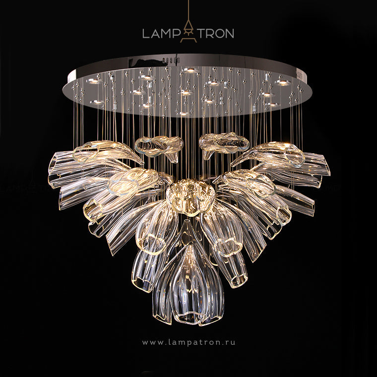 ZANDER Chandelier by Lampadom - top view