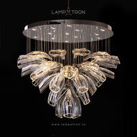 ZANDER Chandelier by Lampadom - top view