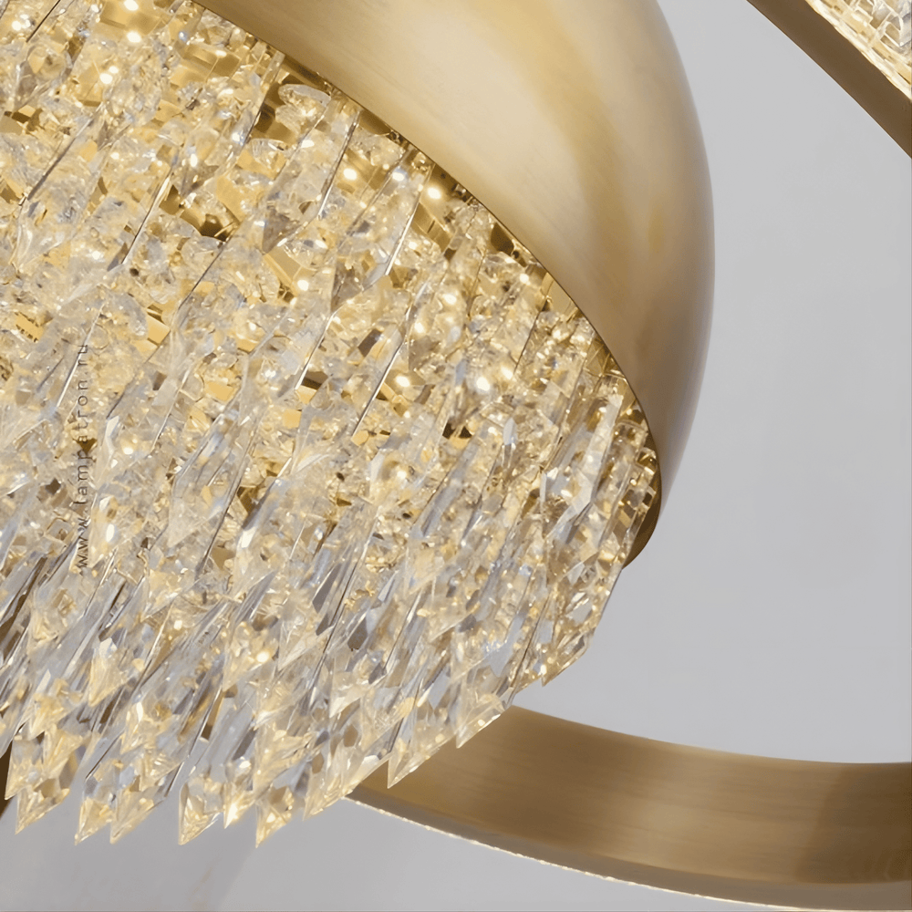 ZARINA Ring Chandelier by Lampadom - side view