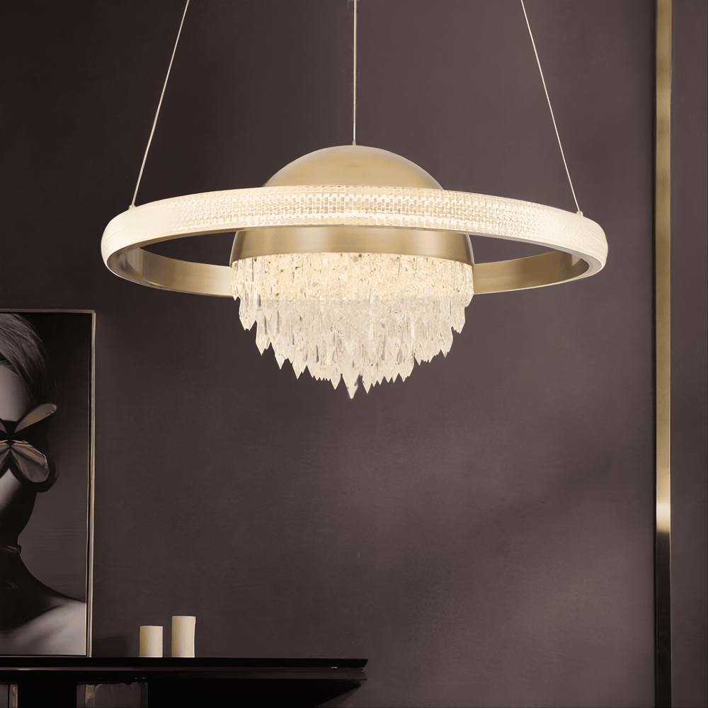 ZARINA Ring Chandelier by Lampadom - scale reference