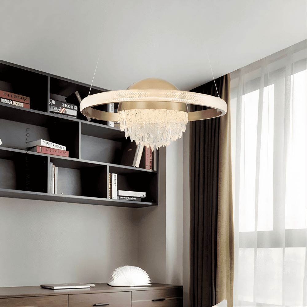 ZARINA Ring Chandelier by Lampadom - angle view