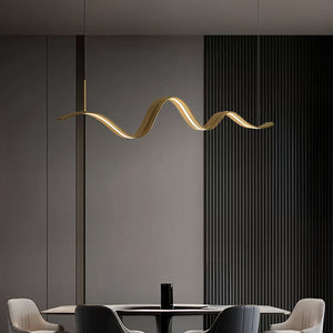 ZEUS Linear Chandelier by Lampadom