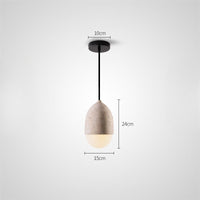 ZHEL STONE Pendant by Lampadom - scale reference