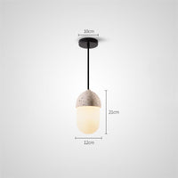 ZHEL STONE Pendant by Lampadom - detail view