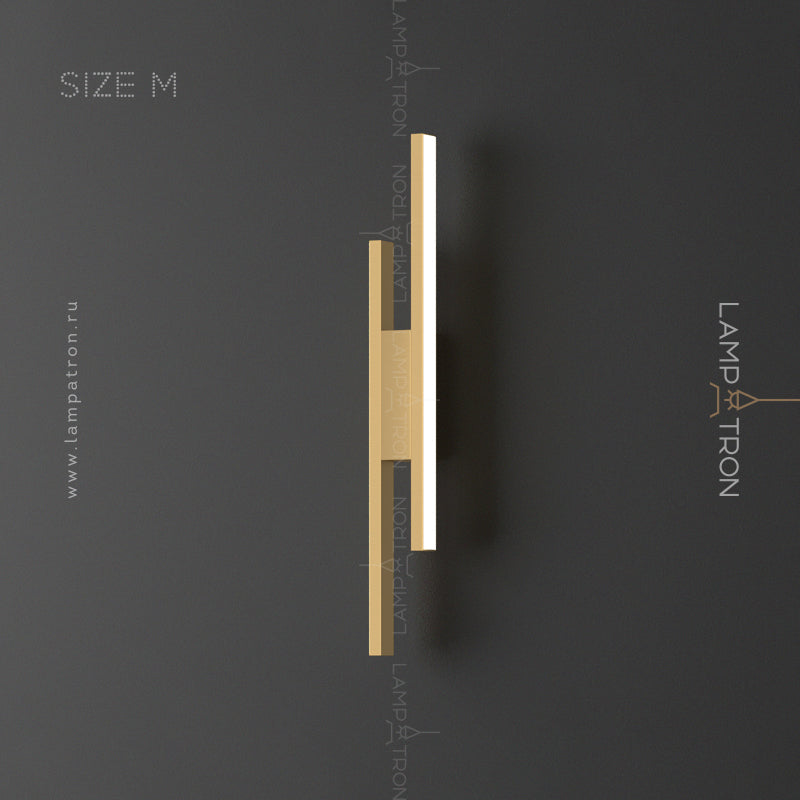ZINN Wall Light by Lampadom - scale reference