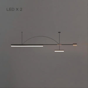 ZODIAC ARCH Linear Chandelier by Lampadom
