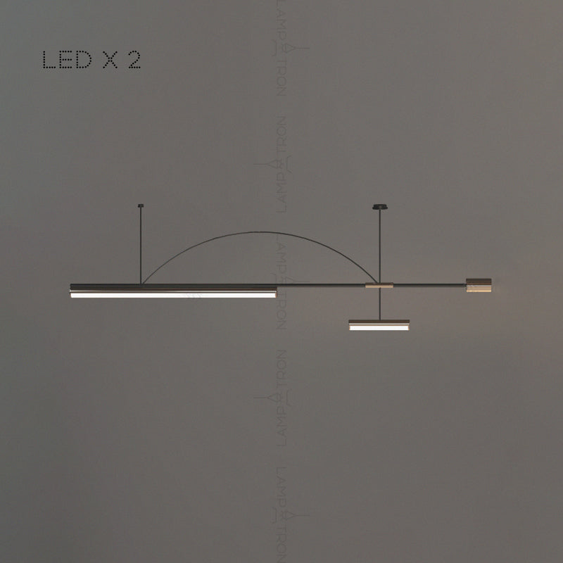 ZODIAC ARCH Linear Chandelier