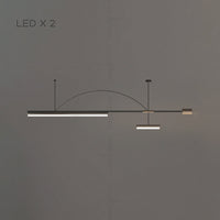 ZODIAC ARCH Linear Chandelier