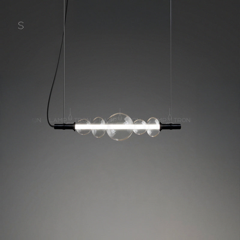 ZOOM Linear Chandelier by Lampadom - ambient shot
