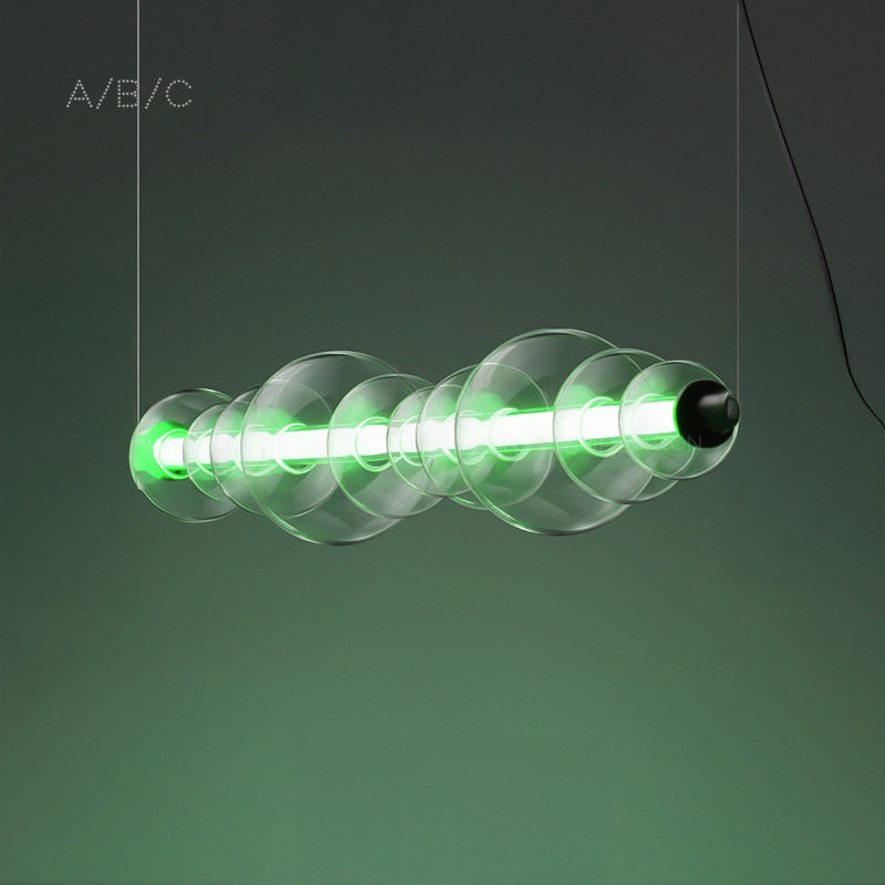 ZOOM Linear Chandelier by Lampadom - top view