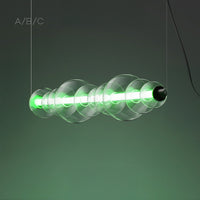 ZOOM Linear Chandelier by Lampadom - top view