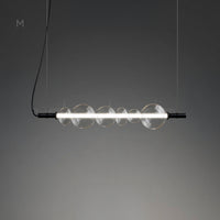 ZOOM Linear Chandelier by Lampadom - ambient shot