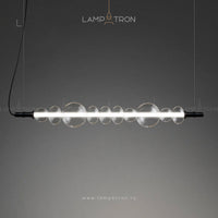 ZOOM Linear Chandelier by Lampadom - ambient shot
