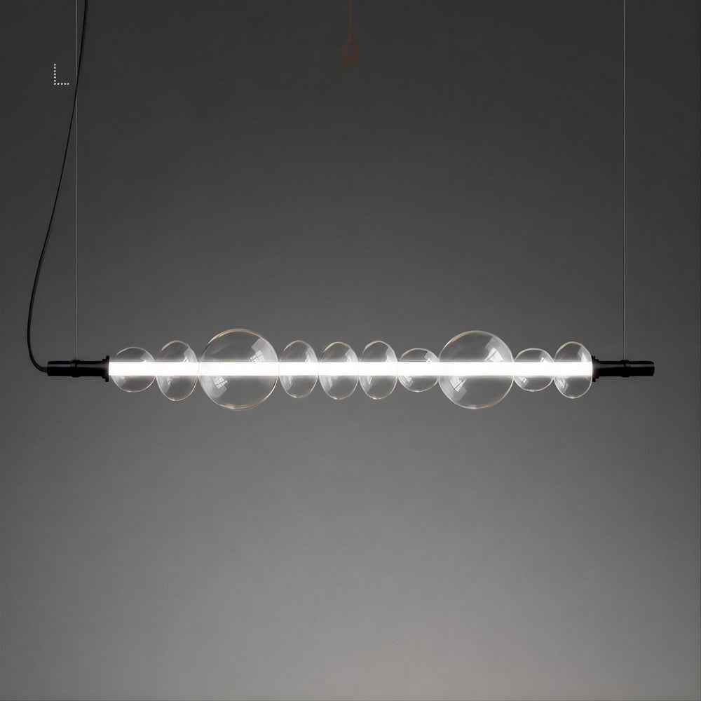 ZOOM Linear Chandelier by Lampadom - close-up
