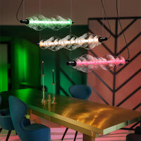 ZOOM Linear Chandelier by Lampadom - scale reference