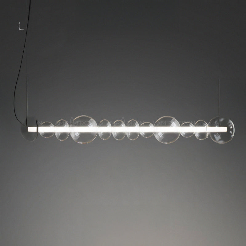 ZOOM Linear Chandelier by Lampadom - ambient shot
