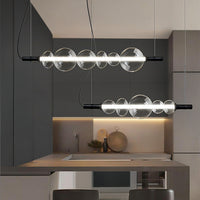 ZOOM Linear Chandelier by Lampadom - scale reference