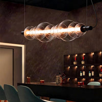 ZOOM Linear Chandelier by Lampadom - close-up
