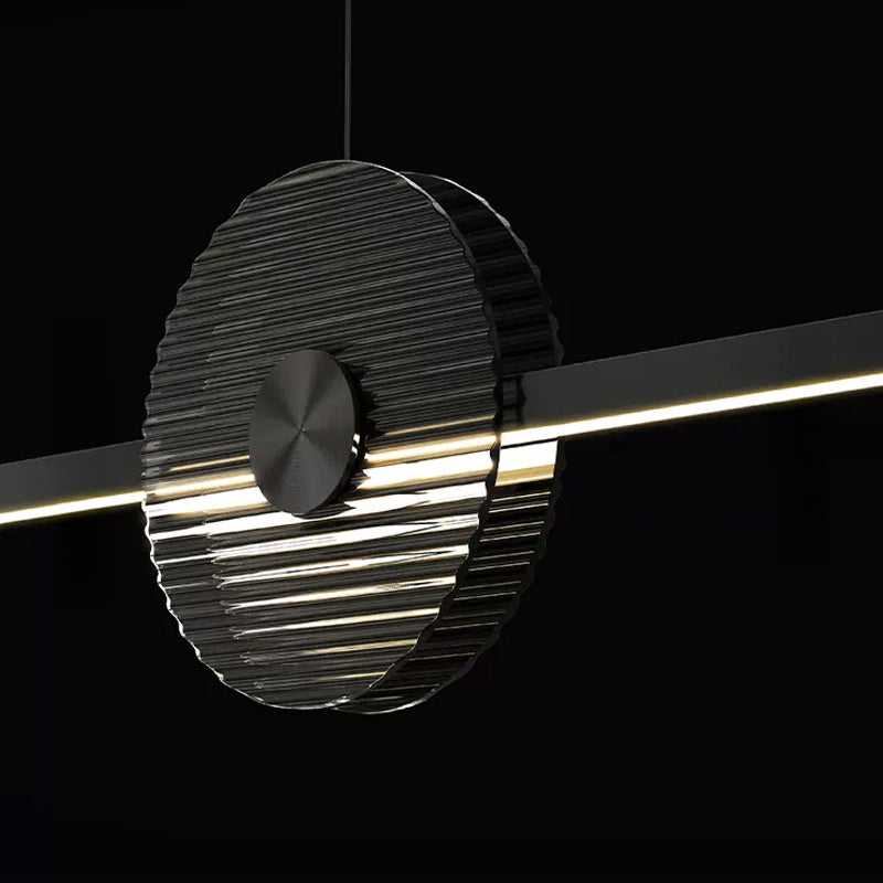 ZVI Linear Chandelier by Lampadom - angle view