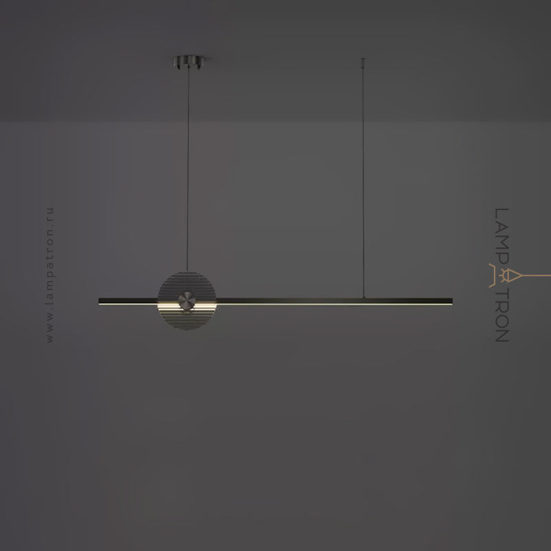 ZVI Linear Chandelier by Lampadom - detail view