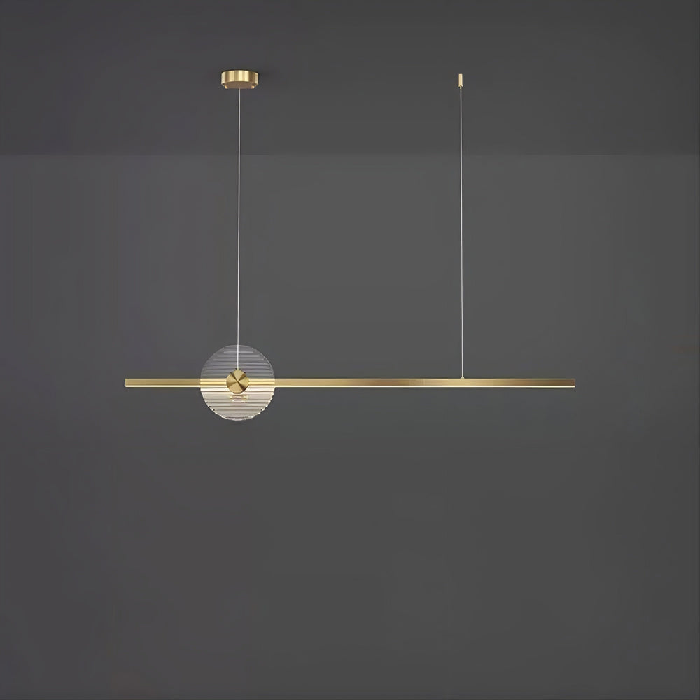 ZVI Linear Chandelier by Lampadom - close-up