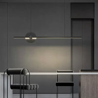 ZVI Linear Chandelier by Lampadom - scale reference