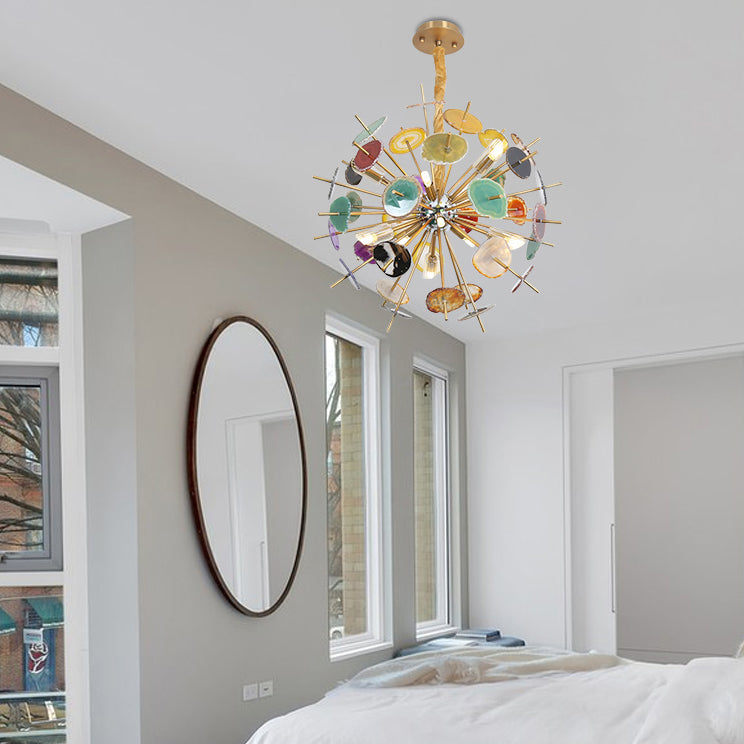 AGATE 2 Chandelier by Lampadom - angle view