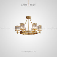 AIRIN Ring Chandelier by Lampadom - side view