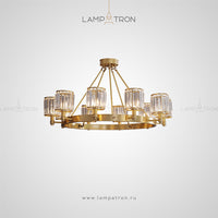 AIRIN Ring Chandelier by Lampadom - scale reference