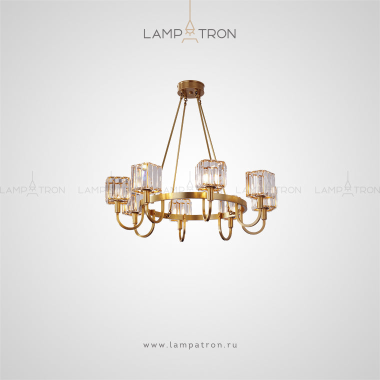 AIRIN Ring Chandelier by Lampadom - detail view