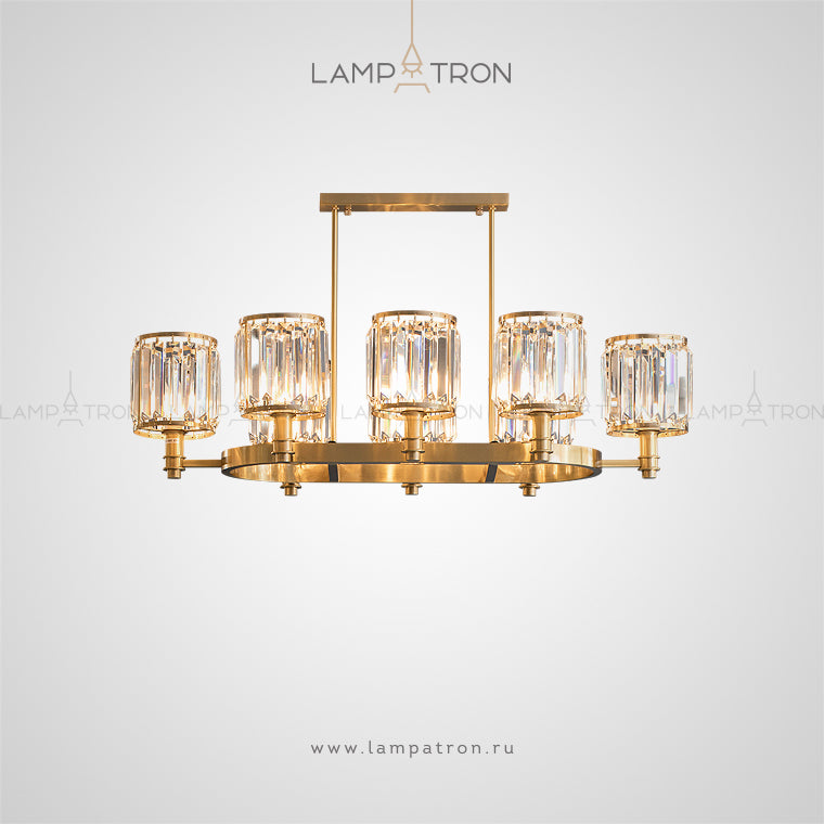 AIRIN Ring Chandelier by Lampadom - top view