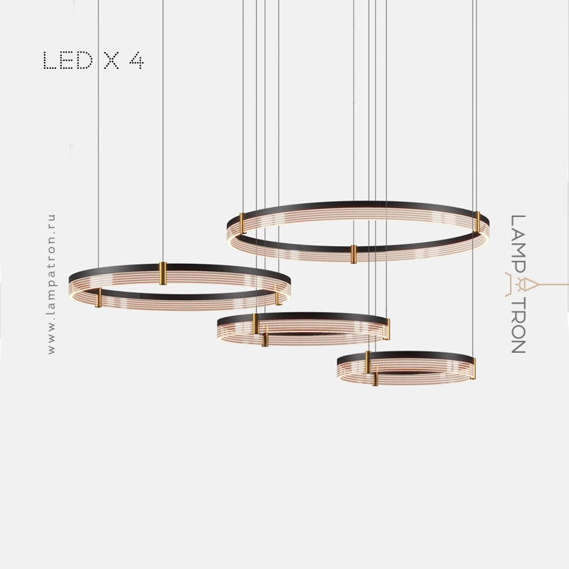 ALMER COMBO Ring Chandelier