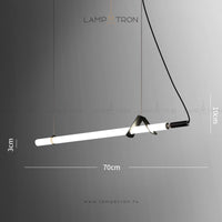 DELIA Linear Chandelier by Lampadom - ambient shot