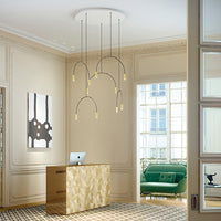 ARC Linear Chandelier by Lampadom - angle view