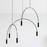 ARC Linear Chandelier by Lampadom - side view
