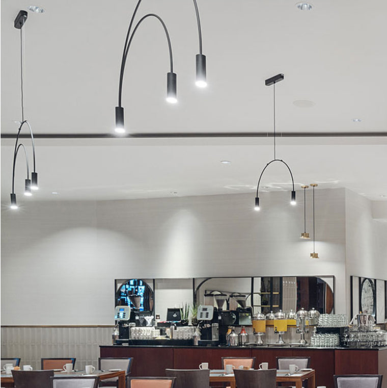 ARC Linear Chandelier by Lampadom - ambient shot