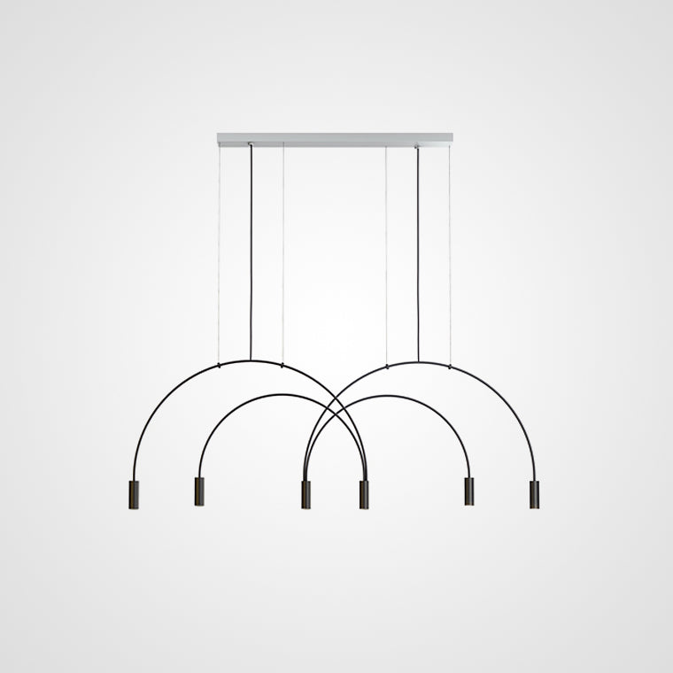 ARC Linear Chandelier by Lampadom - ambient shot