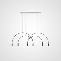 ARC Linear Chandelier by Lampadom - ambient shot