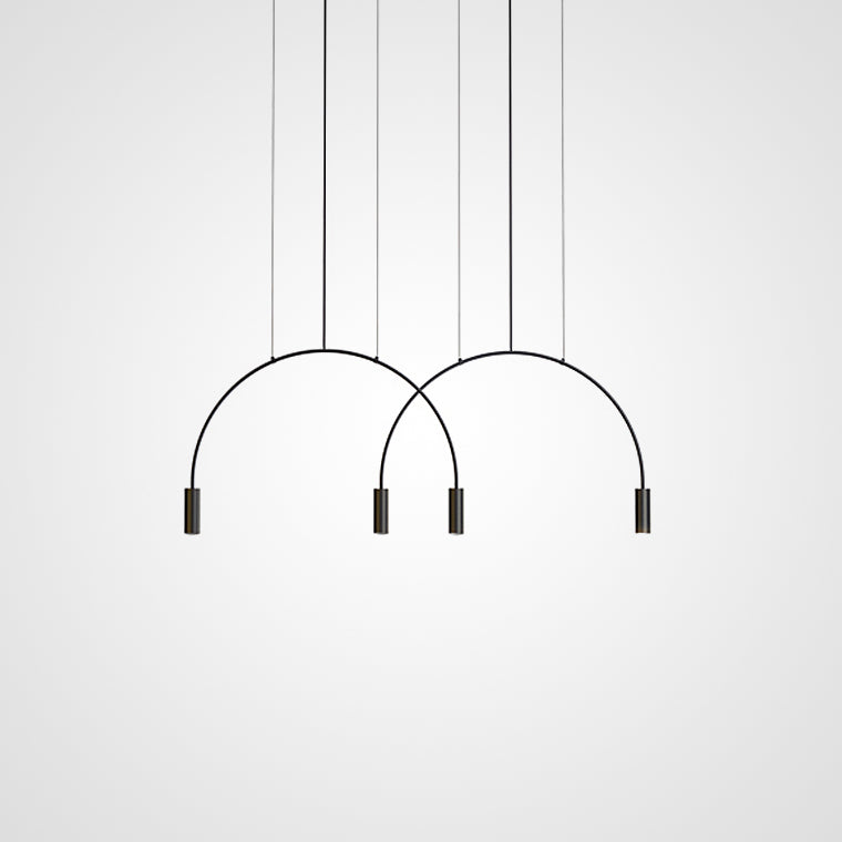 ARC Linear Chandelier by Lampadom - detail view