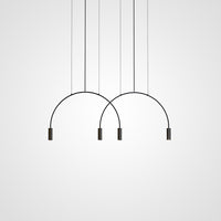 ARC Linear Chandelier by Lampadom - detail view