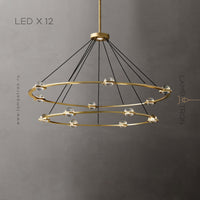 AVANT Ring Chandelier by Lampadom - side view