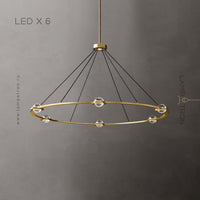 AVANT Ring Chandelier by Lampadom - angle view