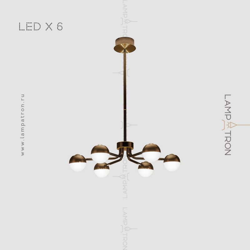 BARCELONA Chandelier by Lampadom - close-up