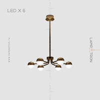 BARCELONA Chandelier by Lampadom - close-up