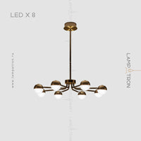 BARCELONA Chandelier by Lampadom - detail view