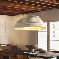 BAROLINE DUO Linear Chandelier by Lampadom - side view