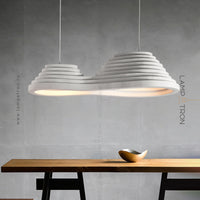 BAROLINE DUO Linear Chandelier by Lampadom - angle view